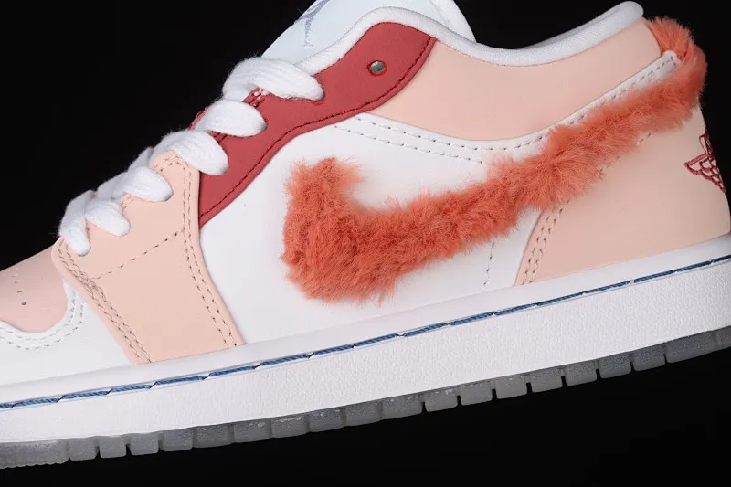 All categories Air Jordan Jordan series basketball shoes Air Jordan 1 Low Air Jordan 1 Low AJ1 Joe 1 Second Dimension Valentine's Day Low-top cultural basketball shoes DC0774-105